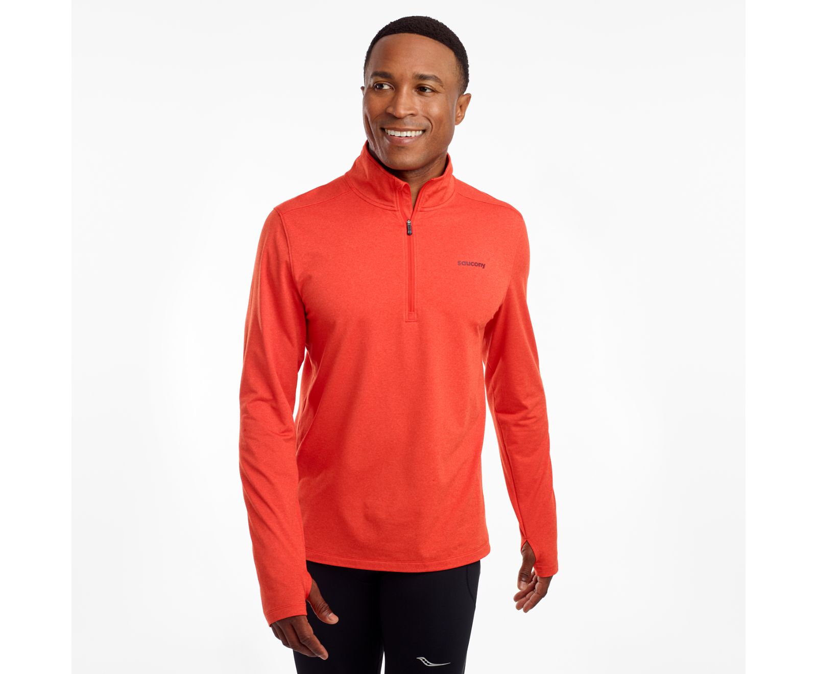 Saucony Sunday 1/4 Zip Men\'s Jackets Rose | AU 680RVDW